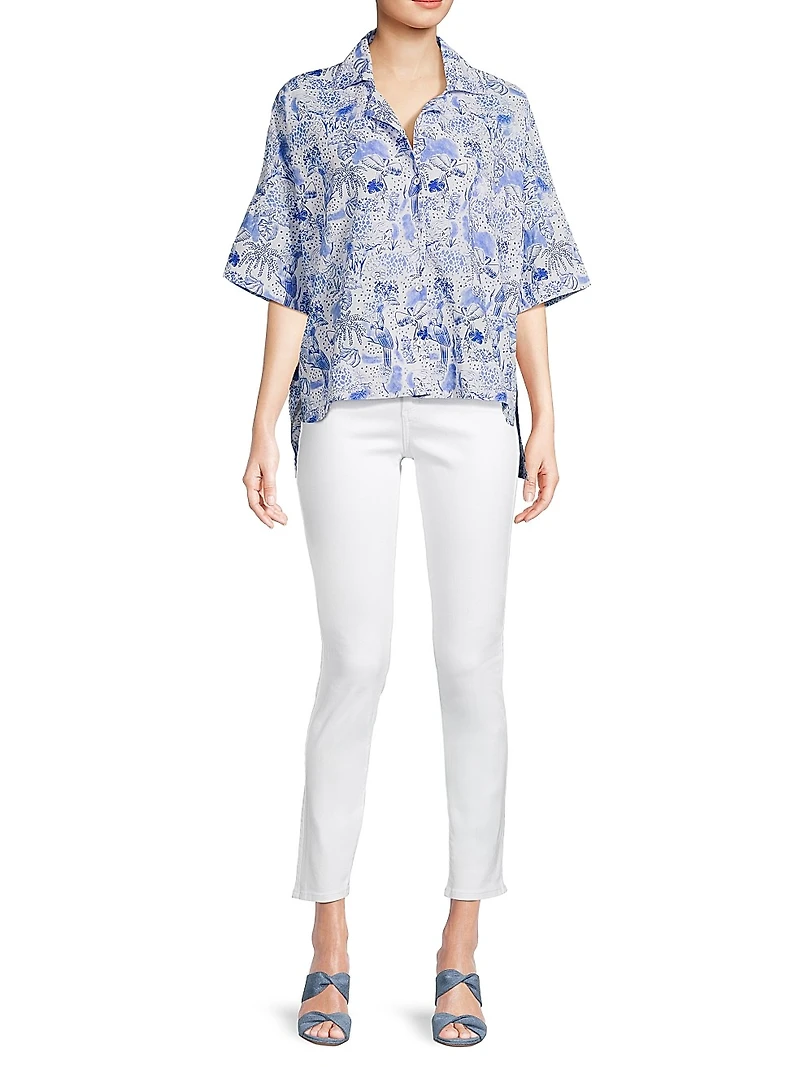 Natalia Floral Cotton Shirt