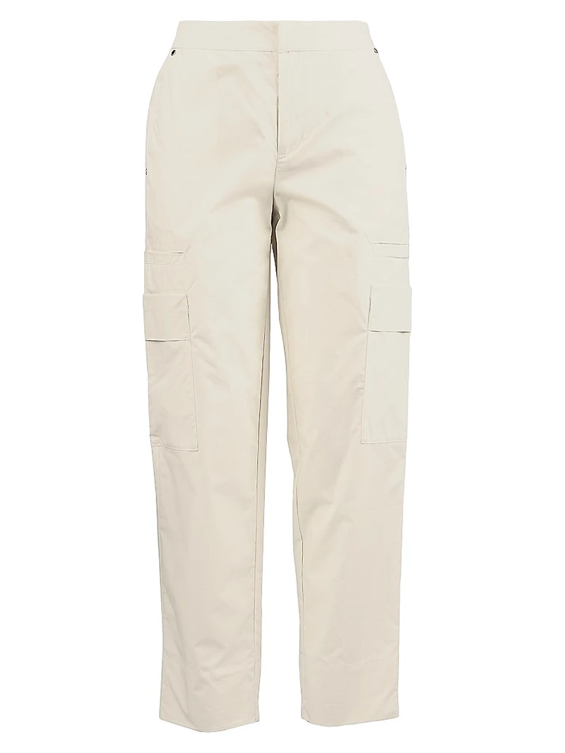 Callie Cotton Poplin Crop Pants