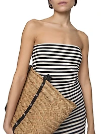 Bowie Striped Cotton Knit Tube Midi-Dress