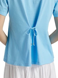 Embroidered Cotton T-Shirt