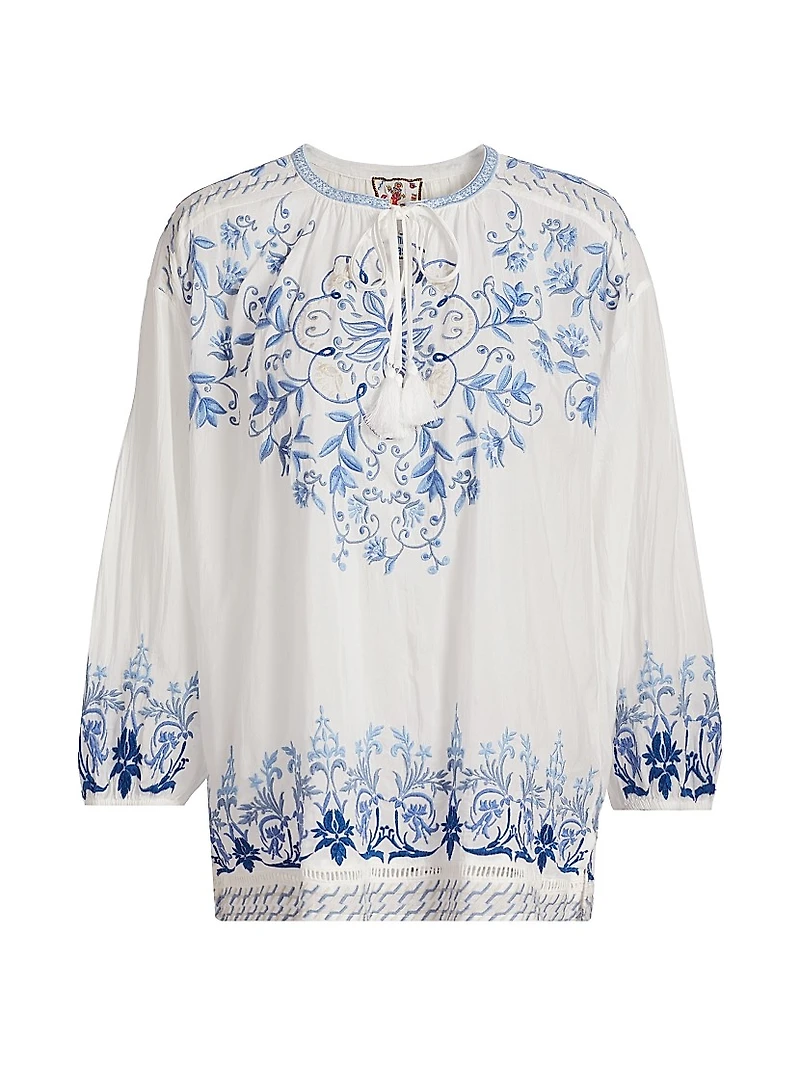 Margot Embroidered Blouse