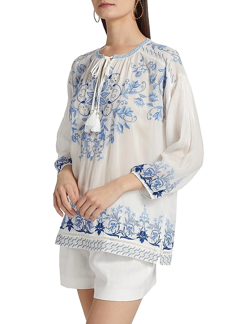 Margot Embroidered Blouse