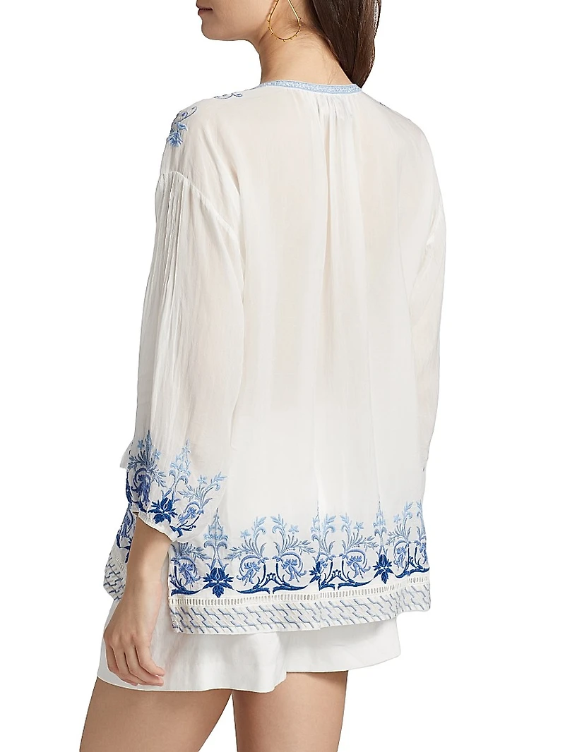 Margot Embroidered Blouse