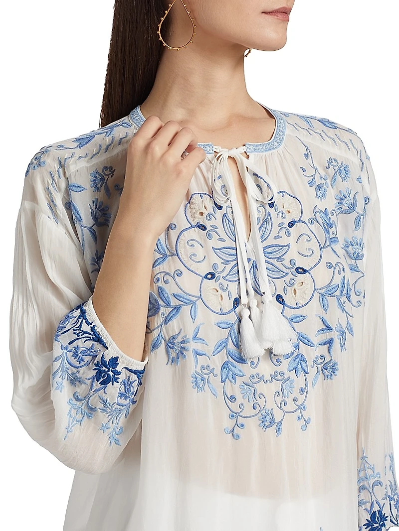 Margot Embroidered Blouse