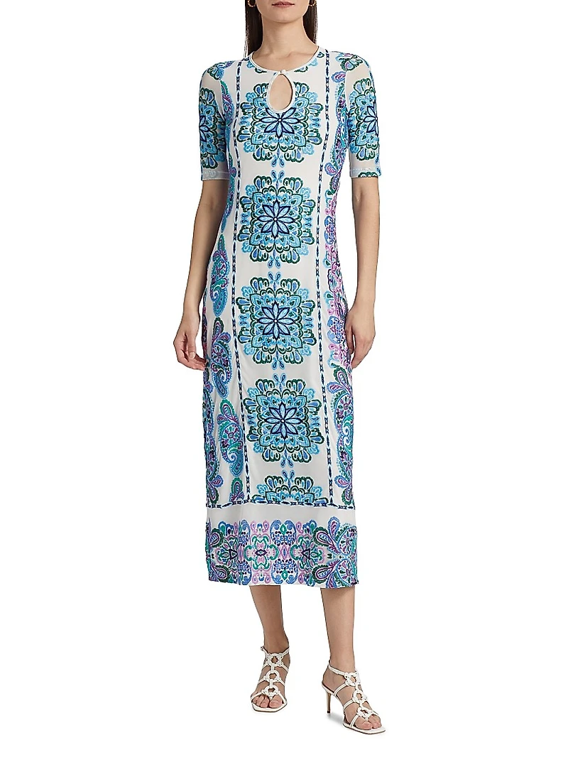Haddey Mesh Midi-Dress
