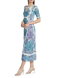 Haddey Mesh Midi-Dress