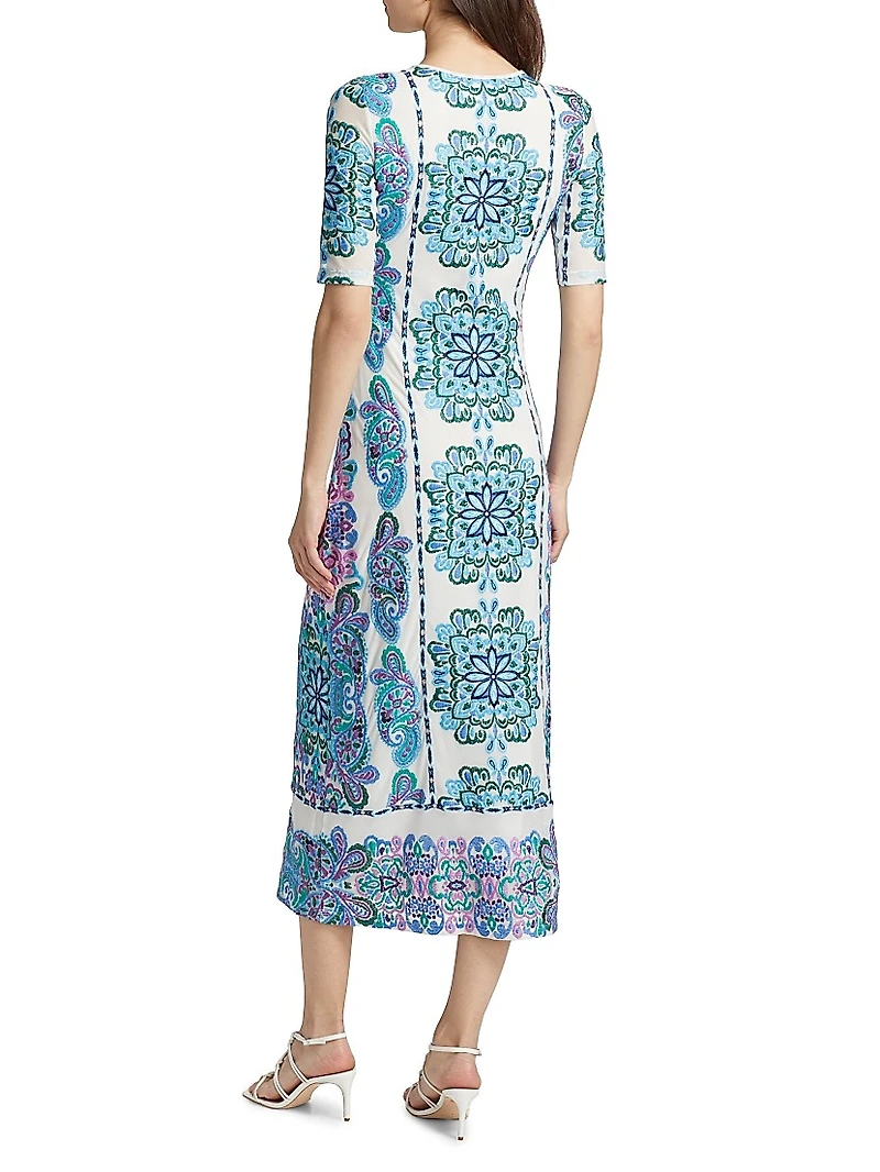 Haddey Mesh Midi-Dress