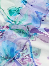 Annamarie Printed Flutter Maxi Dress