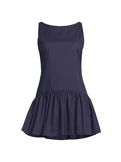 Addison Stretch Cotton Minidress