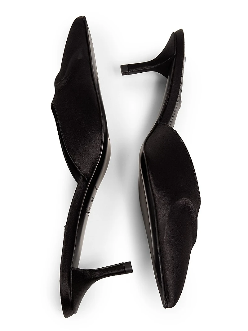 Satin 55MM Mules
