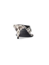 55MM Slip-On Embossed Leather Sandals