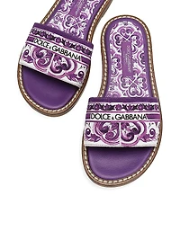 Little Girl's & Majolica Slide Sandals