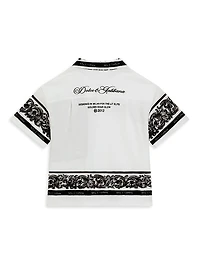 Little Boy's & Majolica Logo Shirt