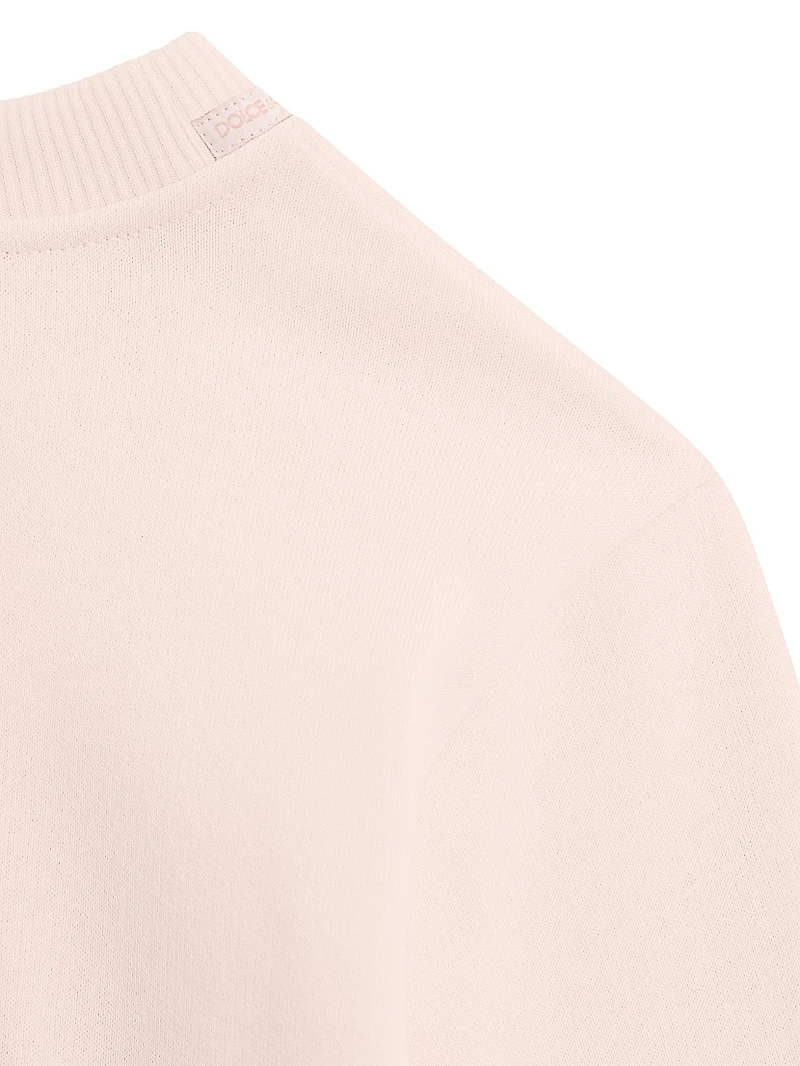 Little Girl's & Logo Crewneck Sweatshirt