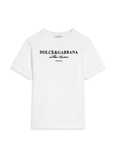 Little Boy's & Logo Cotton T-Shirt