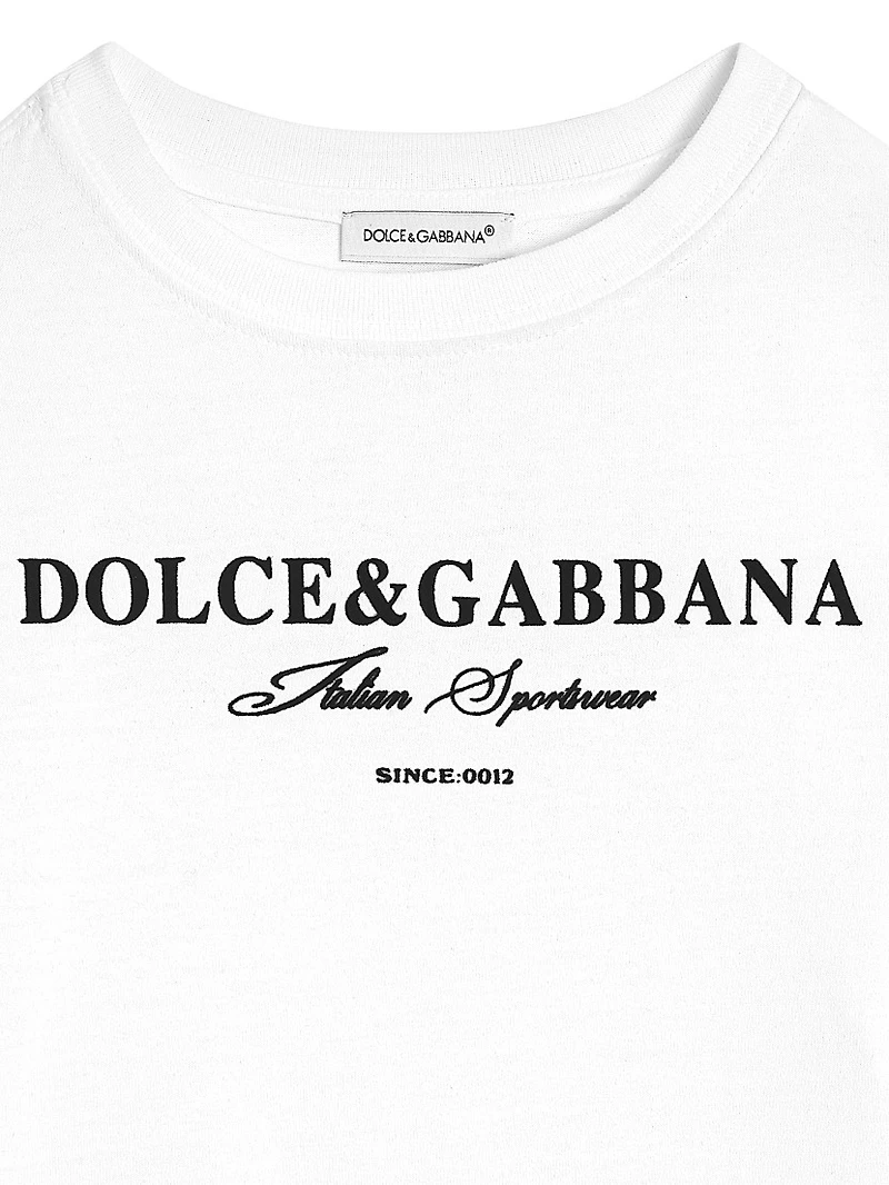 Little Boy's & Logo Cotton T-Shirt