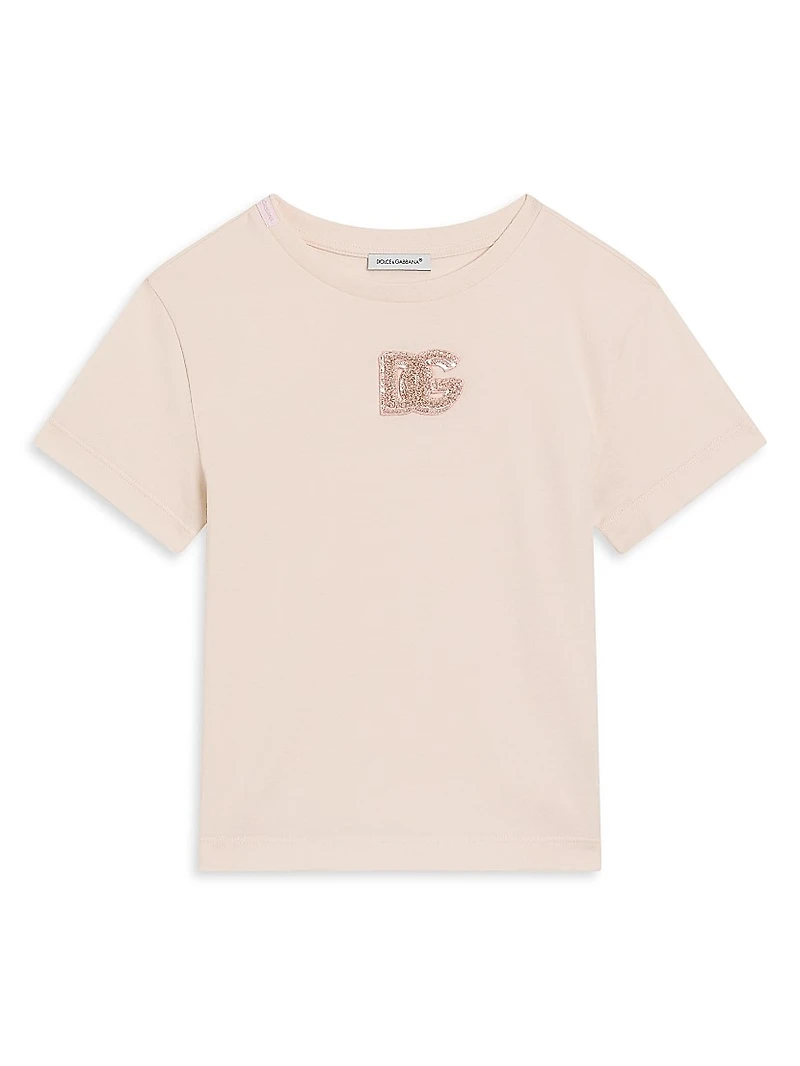 Little Girl's & Logo Embellished T-Shirt