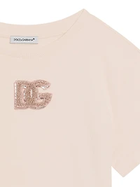Little Girl's & Logo Embellished T-Shirt