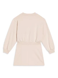 Little Girl's & DG Long-Sleeve Sweatshirt Dress