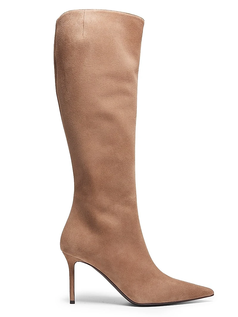 85MM Suede Knee-High Boots