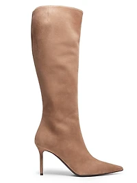 85MM Suede Knee-High Boots