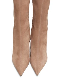 85MM Suede Knee-High Boots