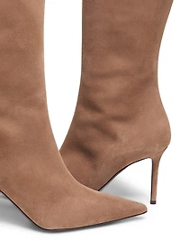 85MM Suede Knee-High Boots