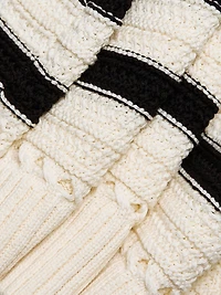 Tyler Striped Knit Polo Minidress