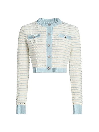 Miller Striped Cotton Cardigan