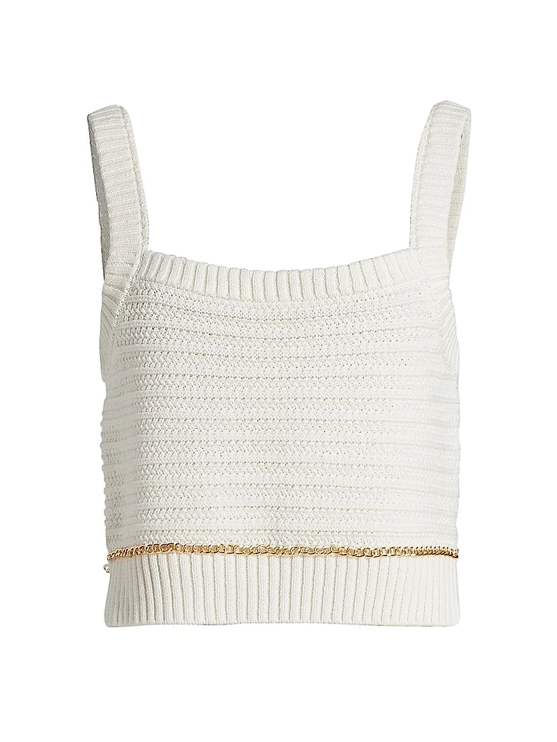 Daisy Cotton Cropped Tank