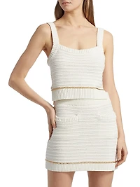 Daisy Cotton Cropped Tank