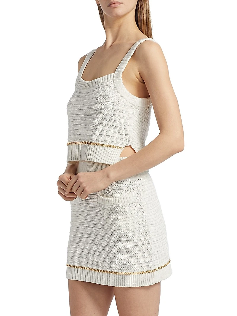 Daisy Cotton Cropped Tank