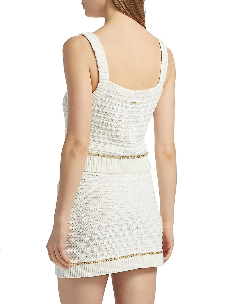 Daisy Cotton Cropped Tank