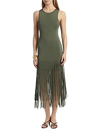 Margaux Fringe Midi-Dress