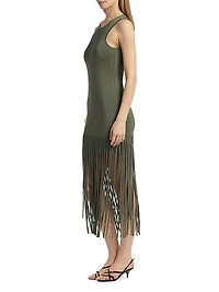 Margaux Fringe Midi-Dress