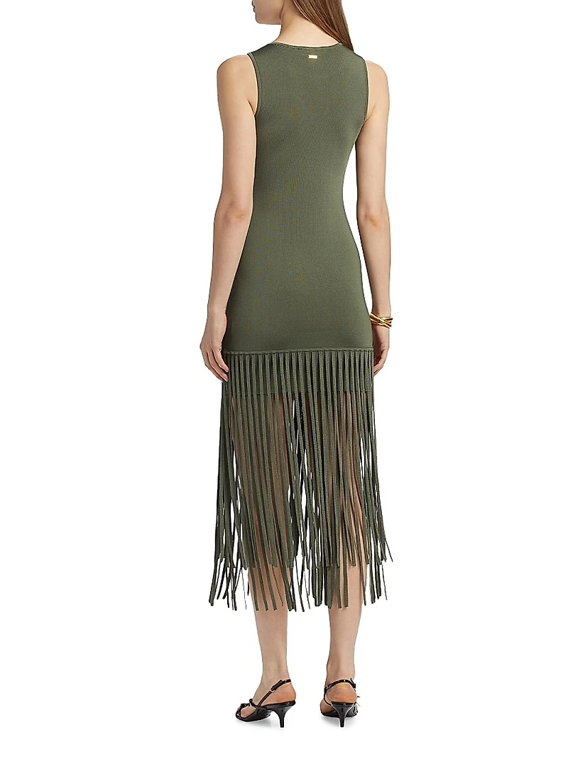 Margaux Fringe Midi-Dress