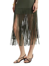Margaux Fringe Midi-Dress
