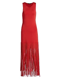 Margaux Fringe Midi-Dress