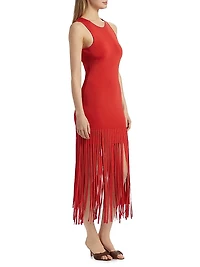 Margaux Fringe Midi-Dress