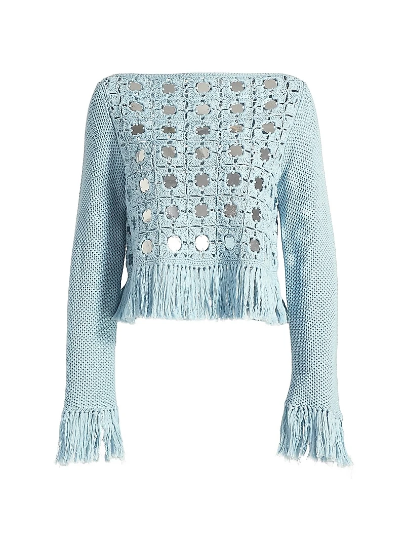 Camilla Mirror Crochet Sweater