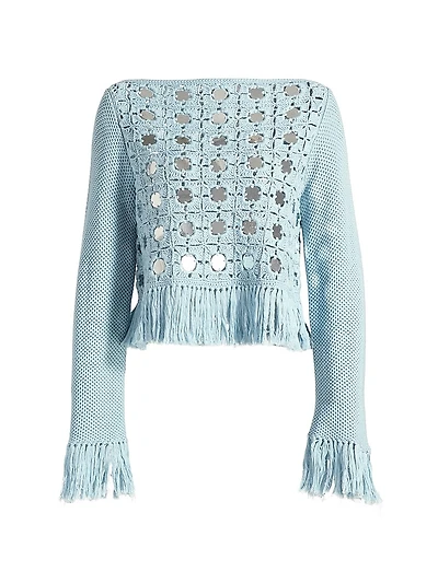 Camilla Mirror Crochet Sweater