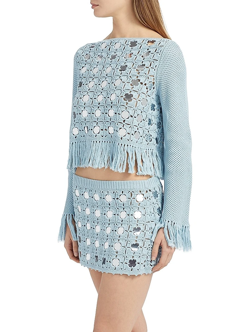 Camilla Mirror Crochet Sweater