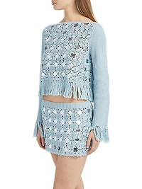 Camilla Mirror Crochet Sweater