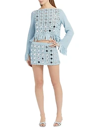 Camilla Mirror Crochet Sweater