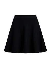 Cotton Knit Circle Skirt