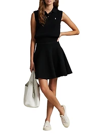 Cotton Knit Circle Skirt