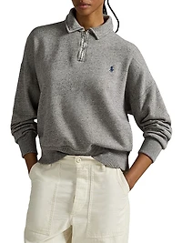 Quarter-Zip Fleece Sweatshirt
