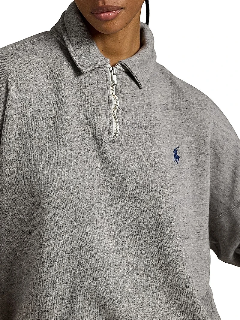 Quarter-Zip Fleece Sweatshirt