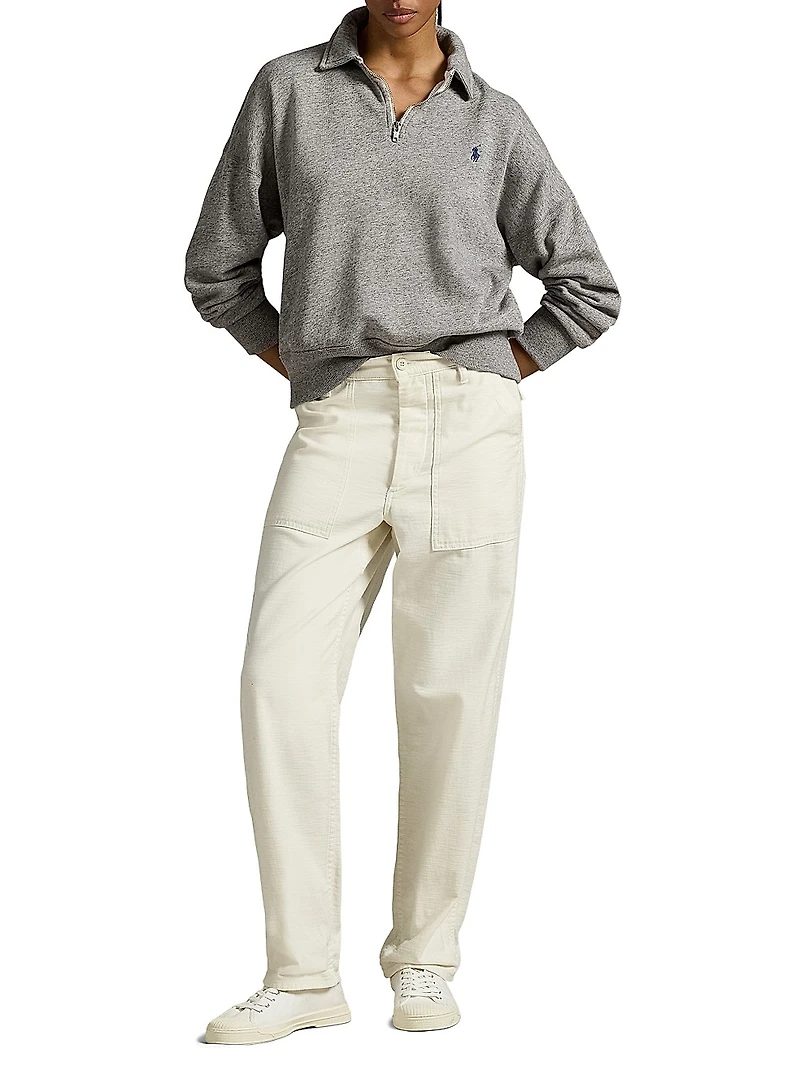 Quarter-Zip Fleece Sweatshirt