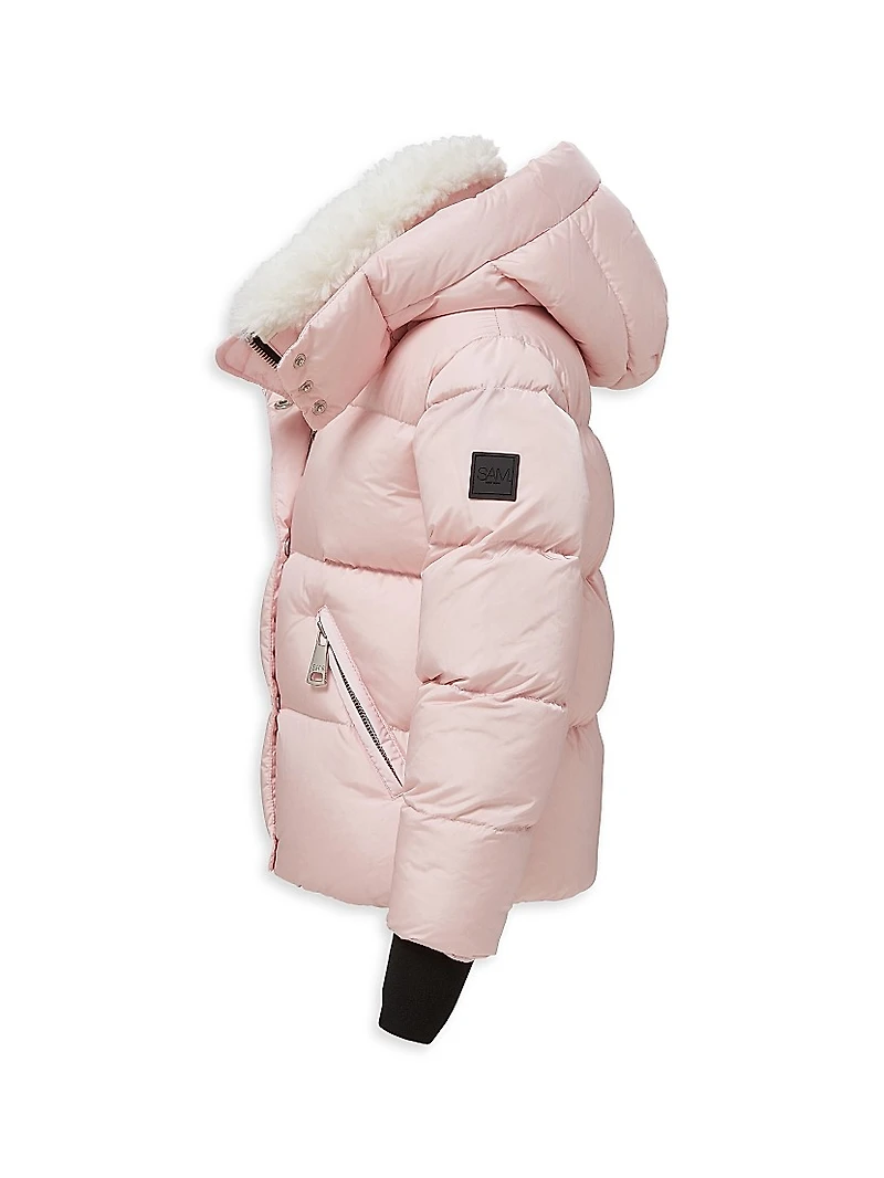 Little Girl's & Lara Hooded Down Jacket